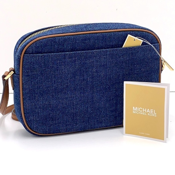 Michael Kors Jet Set Item Large East West Zip Chain Crossbody XBody INDI… - Picture 3 of 16